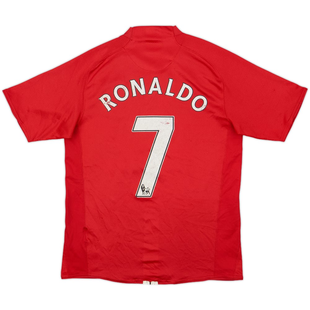 2007-09 Manchester United Home Shirt Ronaldo #7 - 5/10 - (S)