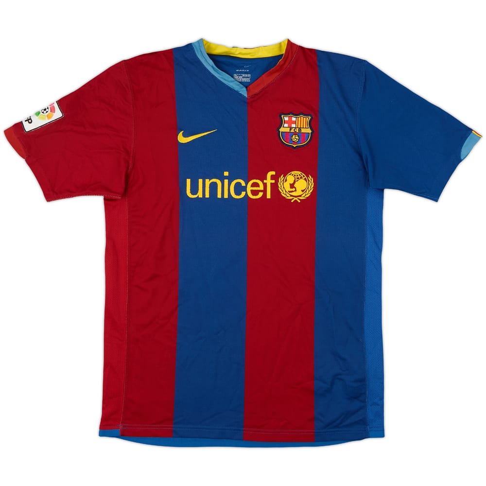 2006-07 Barcelona Home Shirt - 6/10 - (XL.Boys)