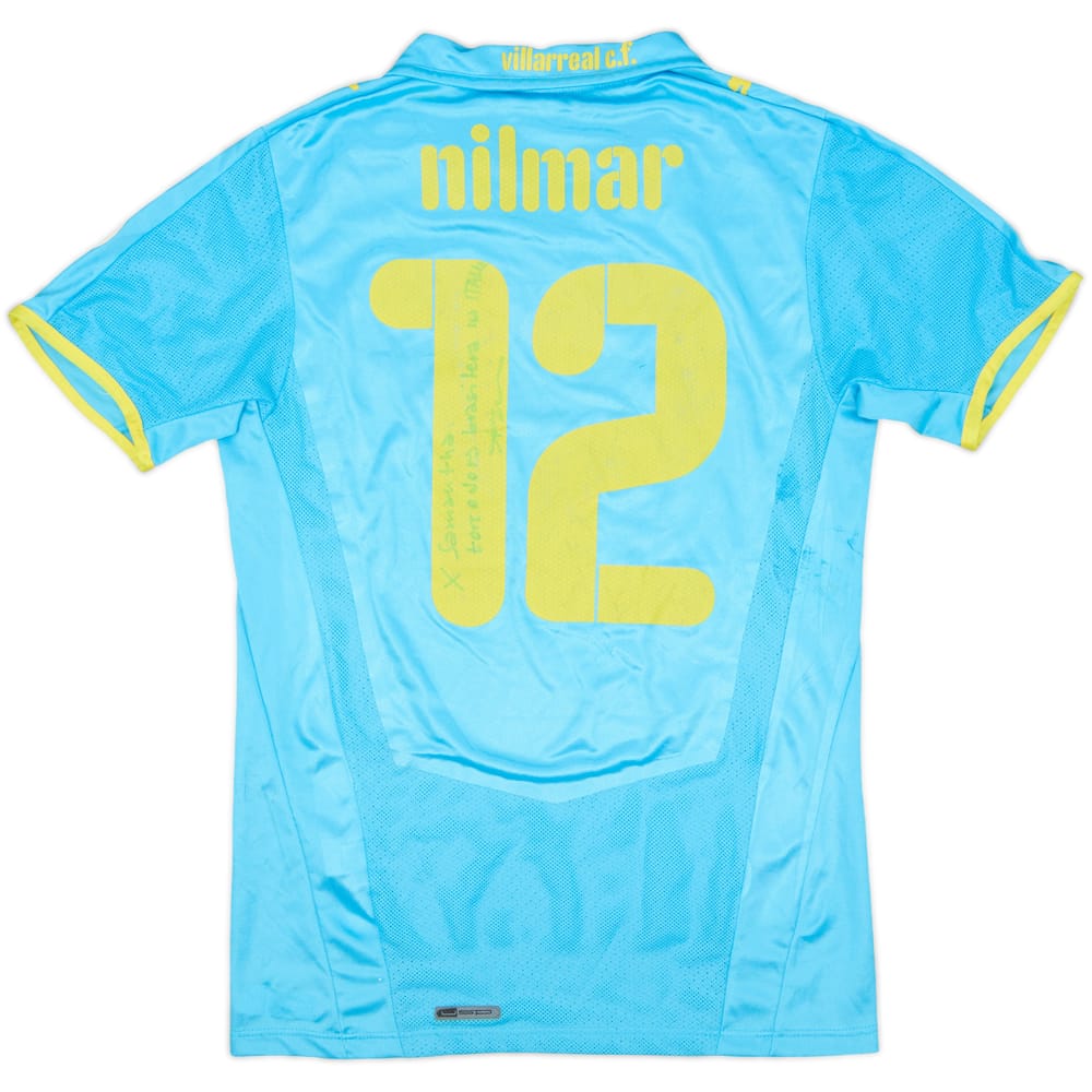 2008-09 Villarreal Signed Away Shirt Nilmar #12 - 4/10 - (XS)