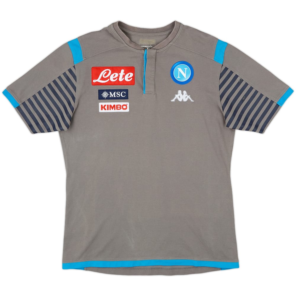 2019-20 Napoli Kappa Polo Shirt - 7/10 - (XL)