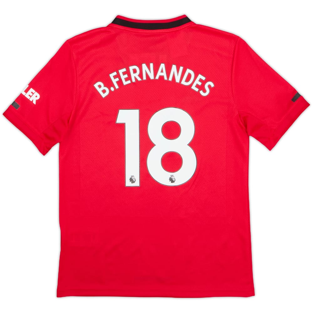 2019-20 Manchester United Home Shirt B.Fernandes #18 (M.Boys)