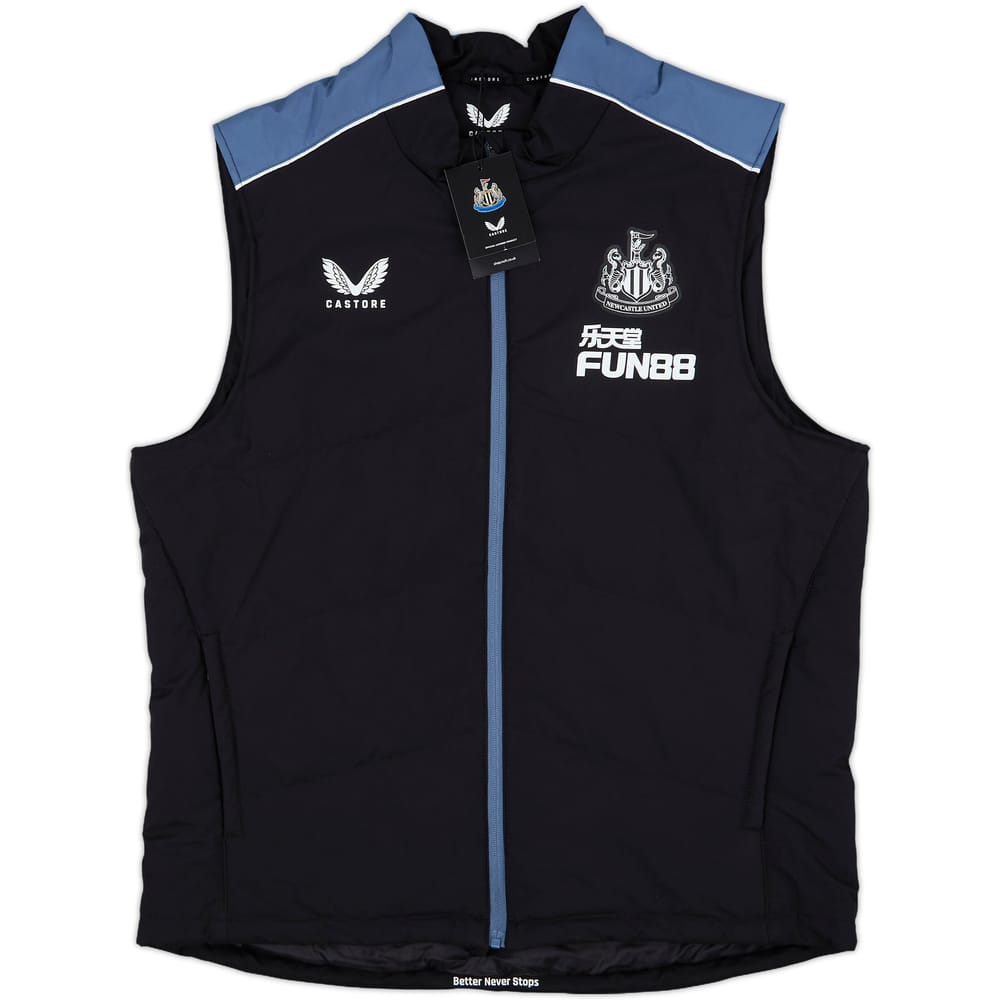 2021-22 Newcastle United Castore Padded Gilet (L)