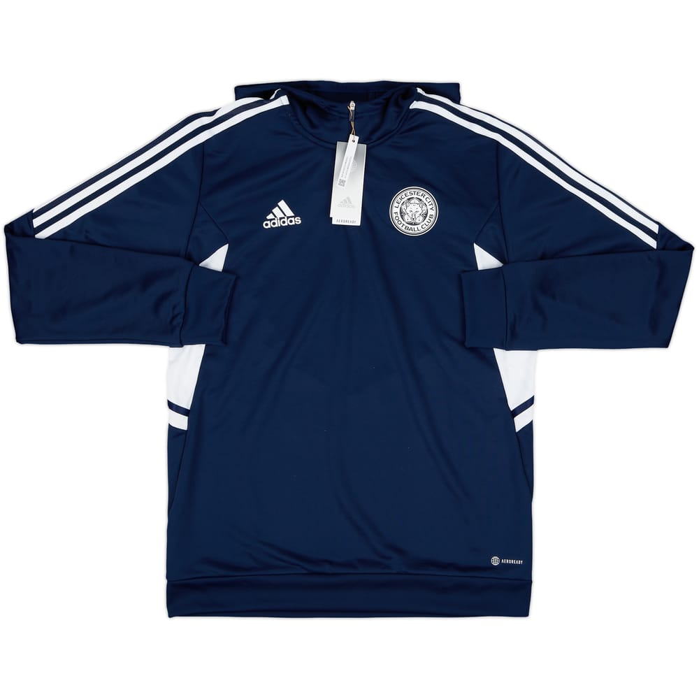 2022-23 Leicester 1/4 Zip Hooded Drill Top (L)