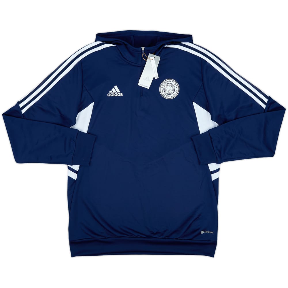 2022-23 Leicester adidas Hooded Sweat Top (L)