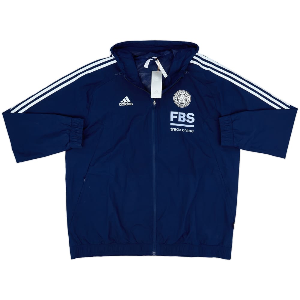 2022-23 Leicester adidas Hooded Rain Jacket (XXL)