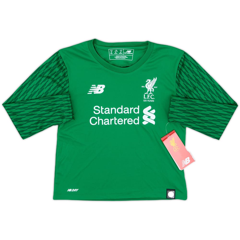 2017-18 Liverpool '125 Years' GK Shirt (2-3 Years)