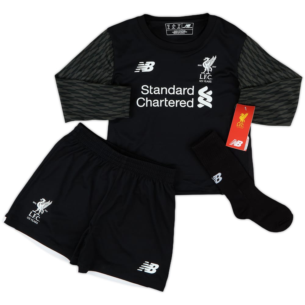 2017-18 Liverpool '125 Years' GK Full Kit (2-3 Years)