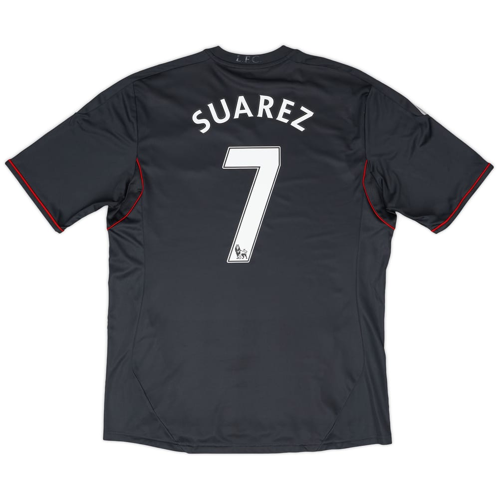2011-12 Liverpool Away Shirt Suarez #7 - 6/10 - (S)