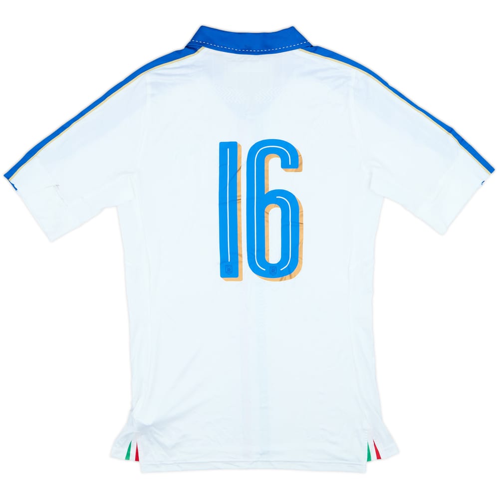 2016-17 Italy Player Issue (ACTV Fit) Away Shirt #16 (XL)