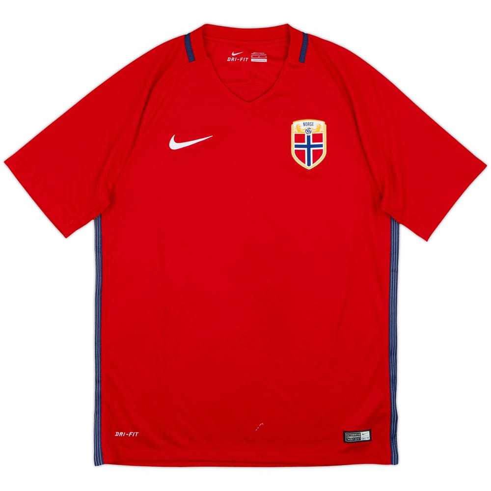 2016-18 Norway Home Shirt - 8/10 - (M)