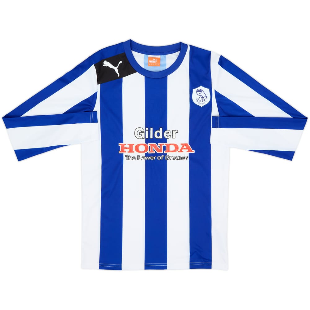 2012-13 Sheffield Wednesday Home L/S Shirt - 8/10 - (S)