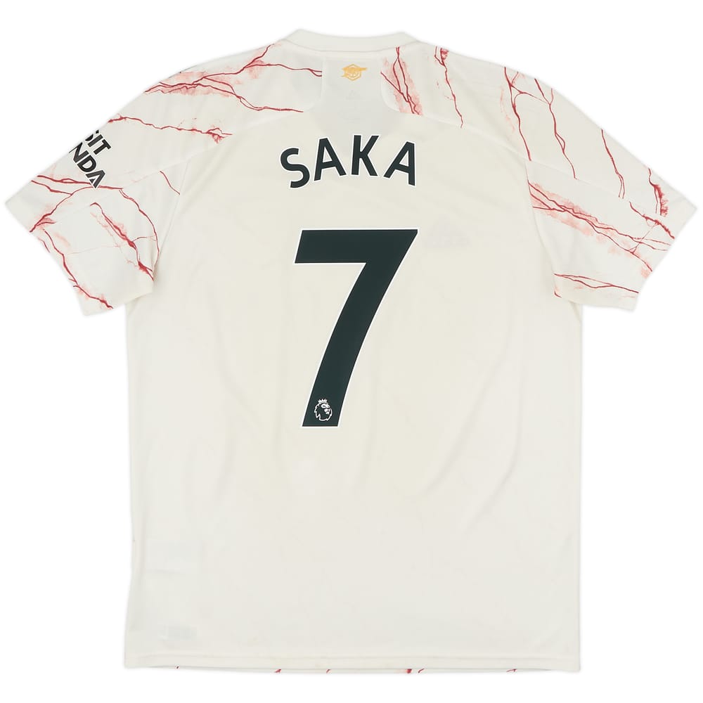 2020-21 Arsenal Away Shirt Saka #7 - 6/10 - (L)