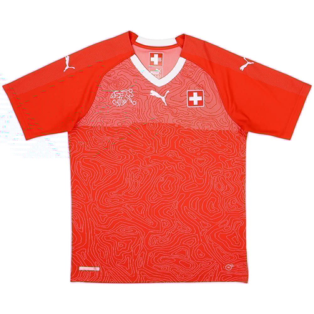 2018-20 Switzerland Home Shirt - 9/10 - (M)