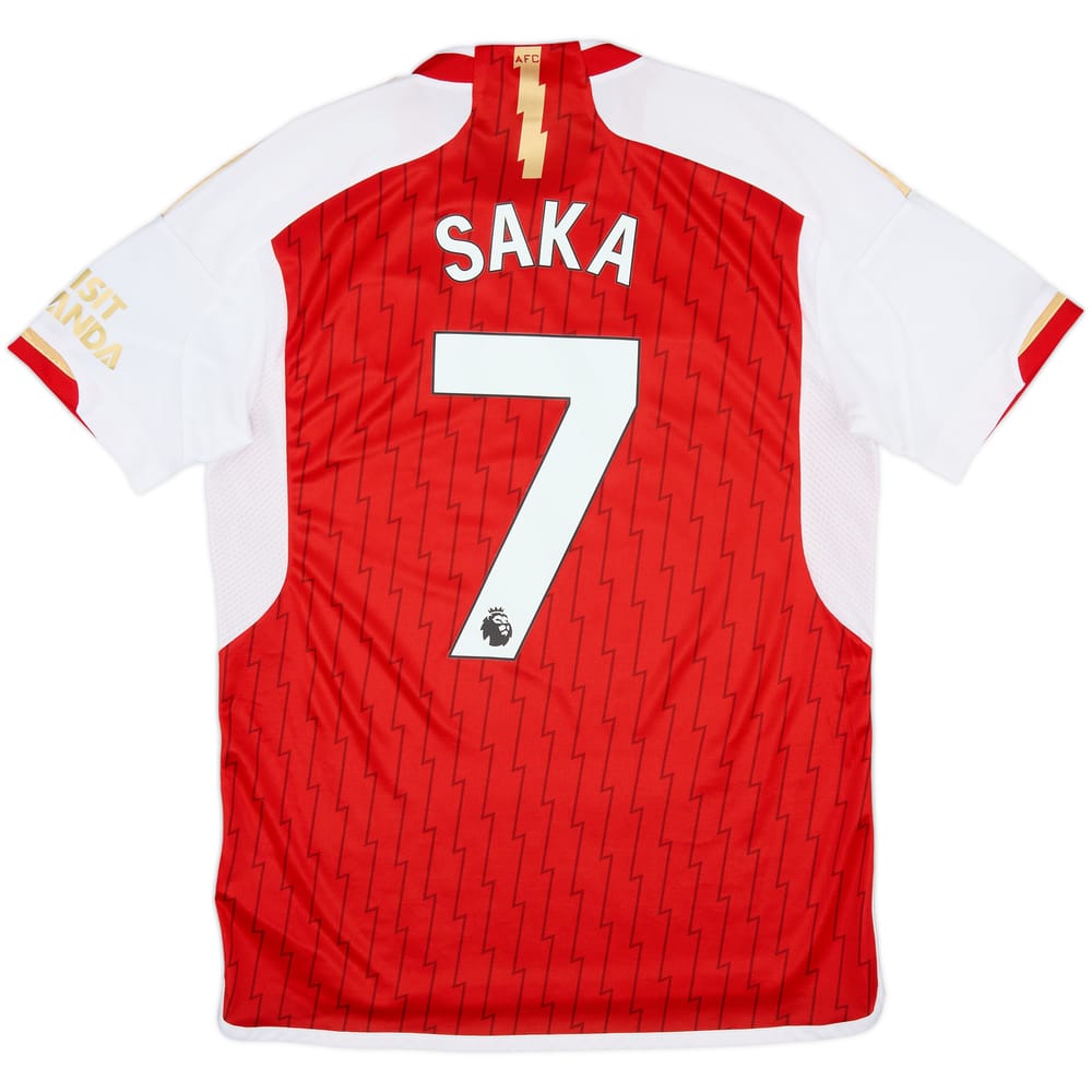 2023-24 Arsenal Home Shirt Saka #7 - 9/10 - (M)