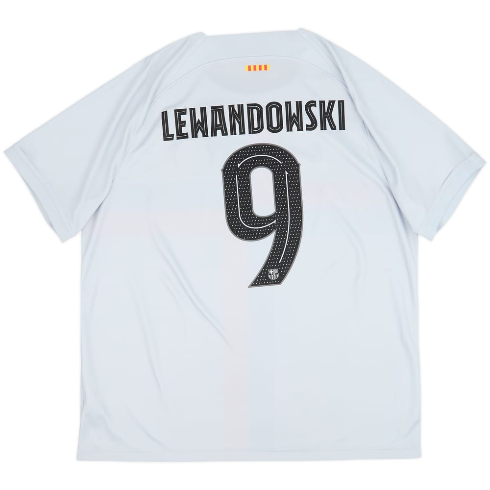 2022-23 Barcelona Third Shirt Lewandowski #9 - 8/10 - (XXL)