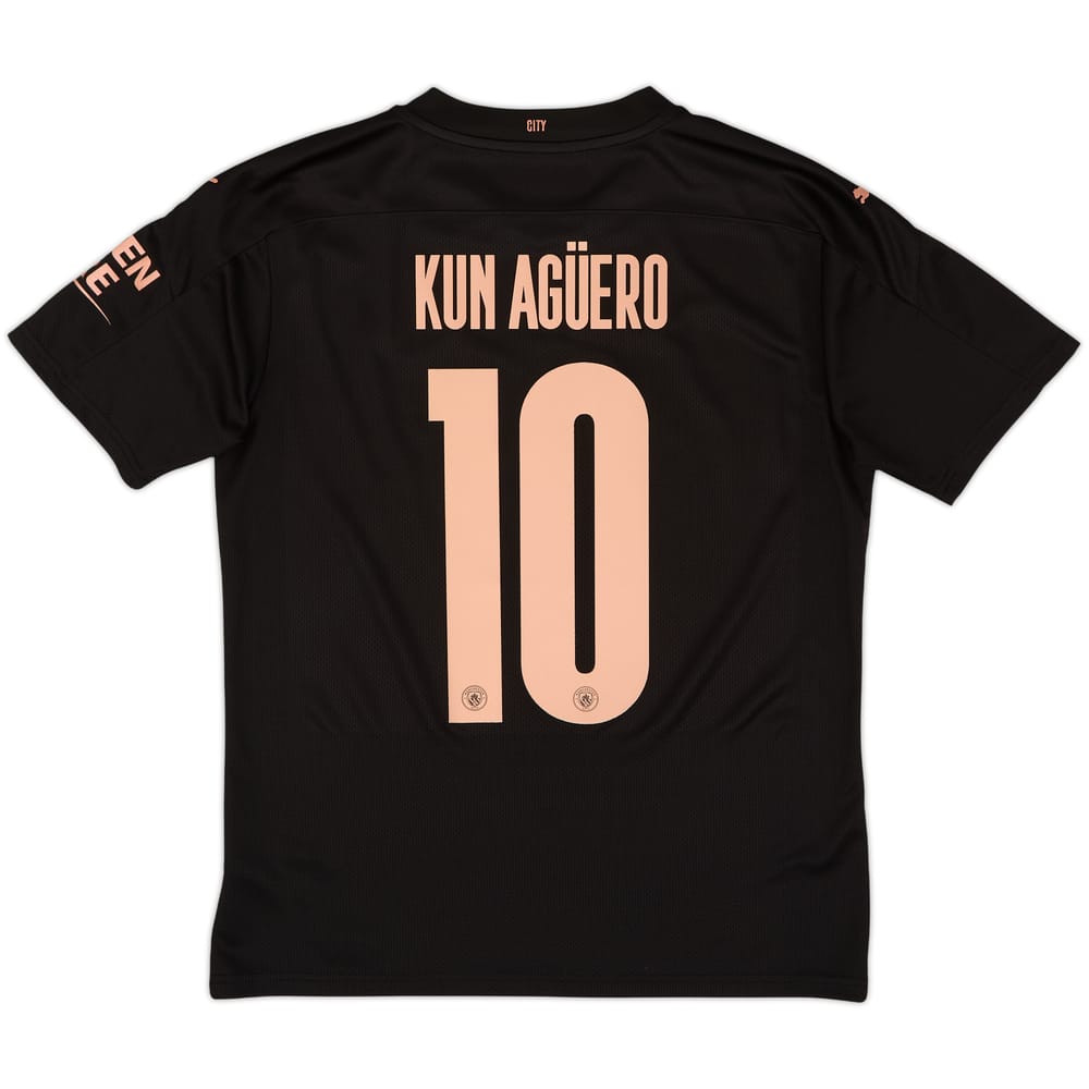2020-21 Manchester City Away Shirt Kun Aguero #10 - 9/10 - (M)