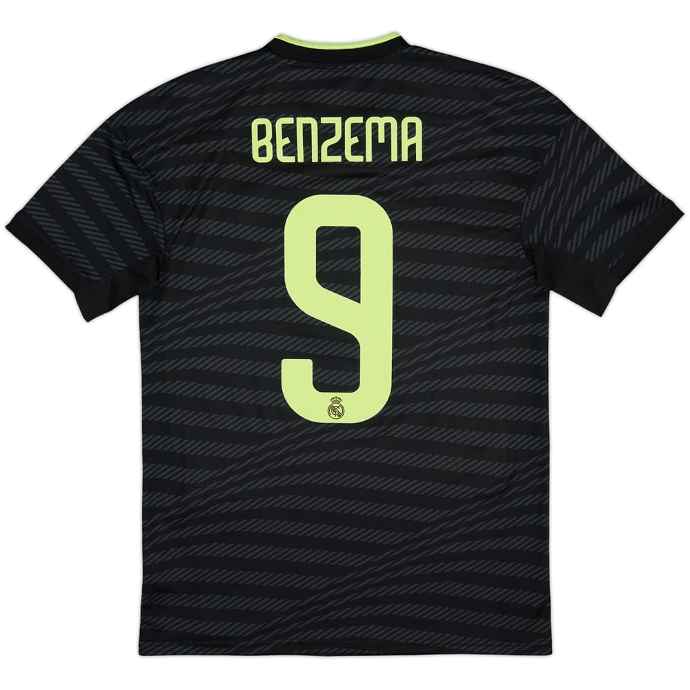 2022-23 Real Madrid Third Shirt Benzema #9 - 8/10 - (S)