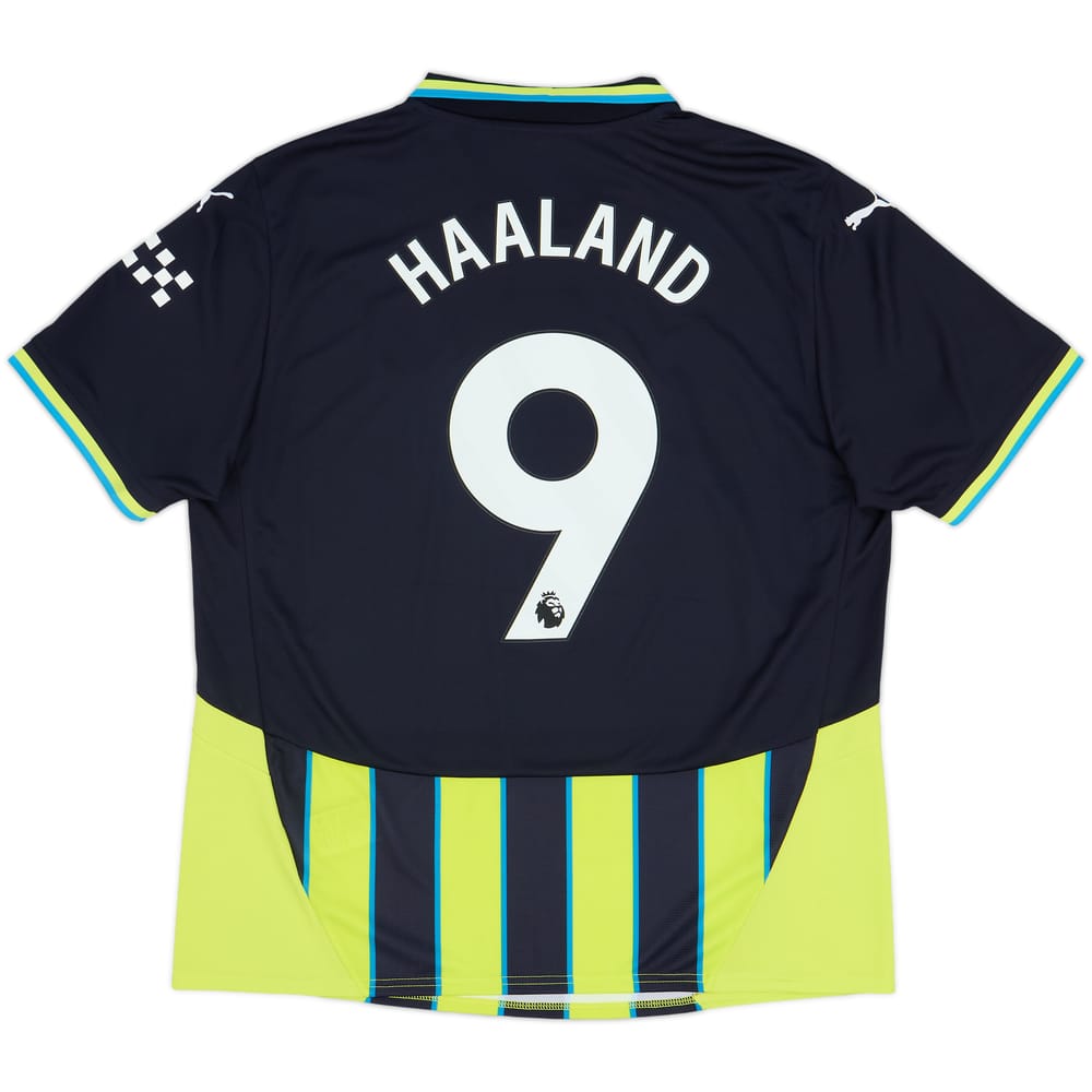 2024-25 Manchester City Away Shirt Haaland #9 - 10/10 - (XL)