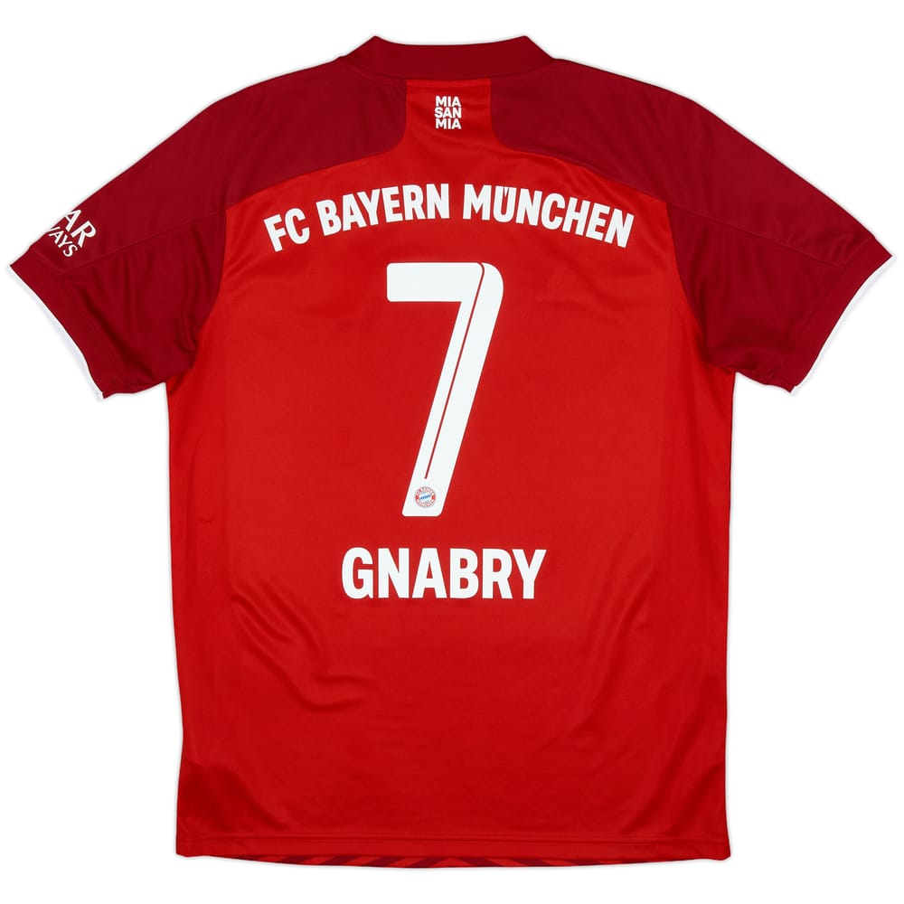 2021-22 Bayern Munich Home Shirt Gnabry #7 - 10/10 - (M)