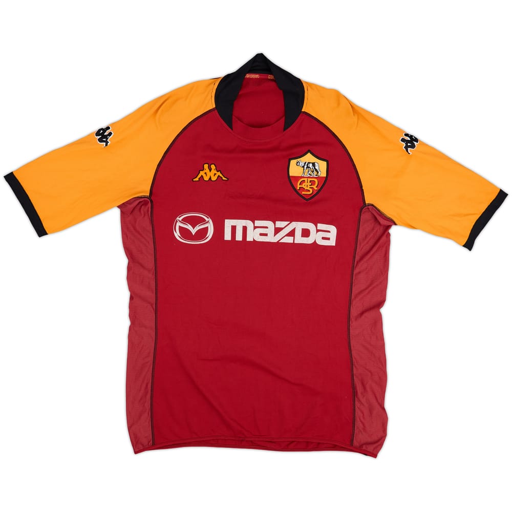 2002-03 Roma European Home Shirt - 6/10 - (XL)