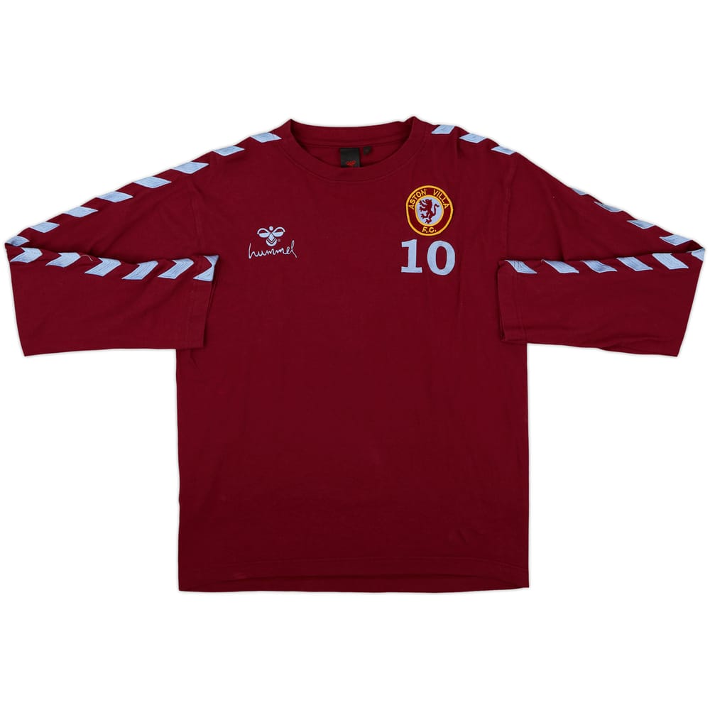 2004-05 Aston Villa Hummel Retro L/S Shirt Cowans #10 - 10/10 - (XL)