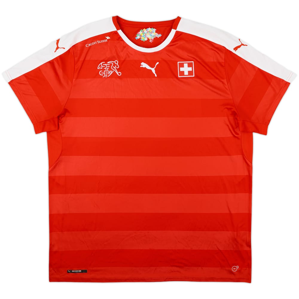 2016-17 Switzerland Home Shirt - 8/10 - (XXL)