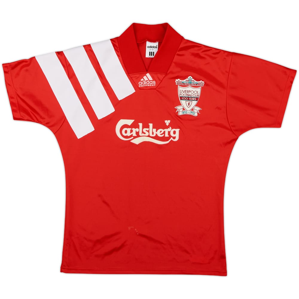 1992-93 Liverpool Centenary Home Shirt - 8/10 - (S)