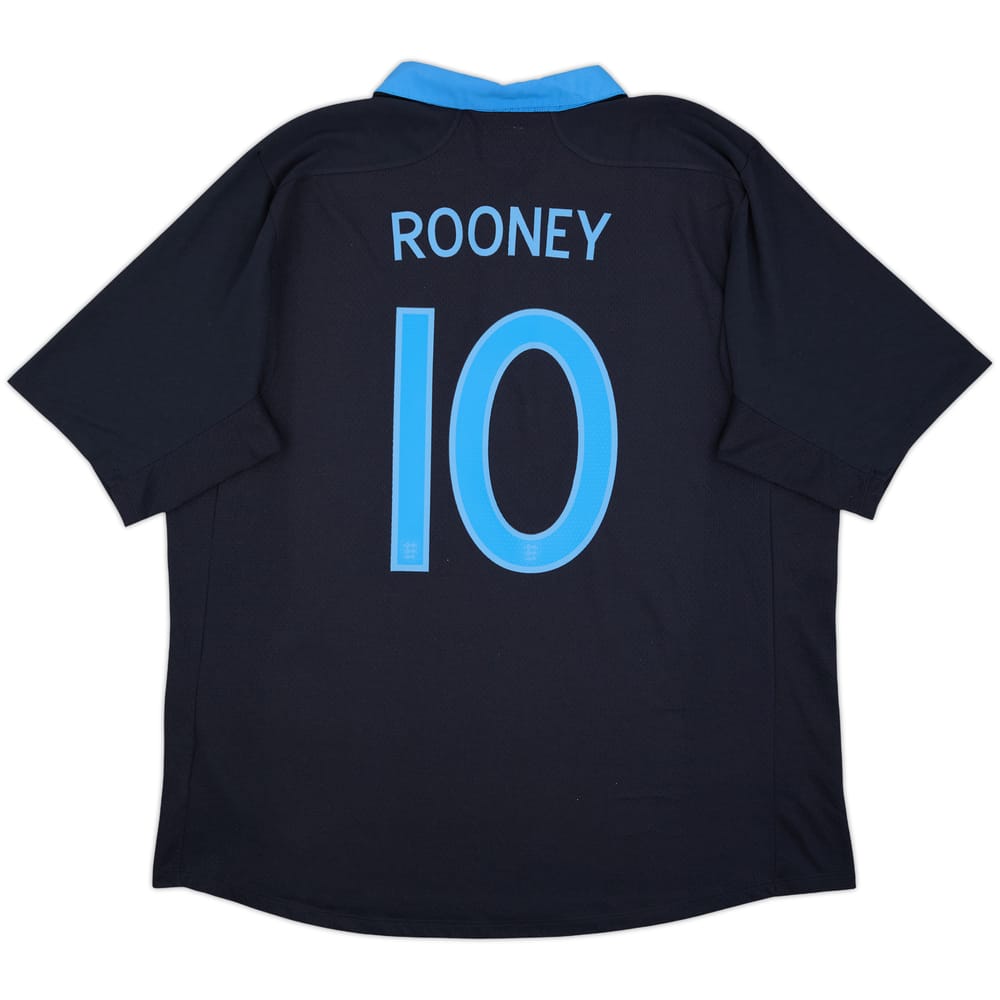 2011-12 England Away Shirt Rooney #10 - 9/10 - (3XL)