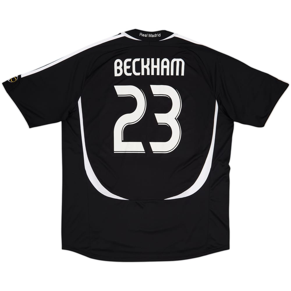 2006-07 Real Madrid Away Shirt Beckham #23 - 8/10 - (XXL)
