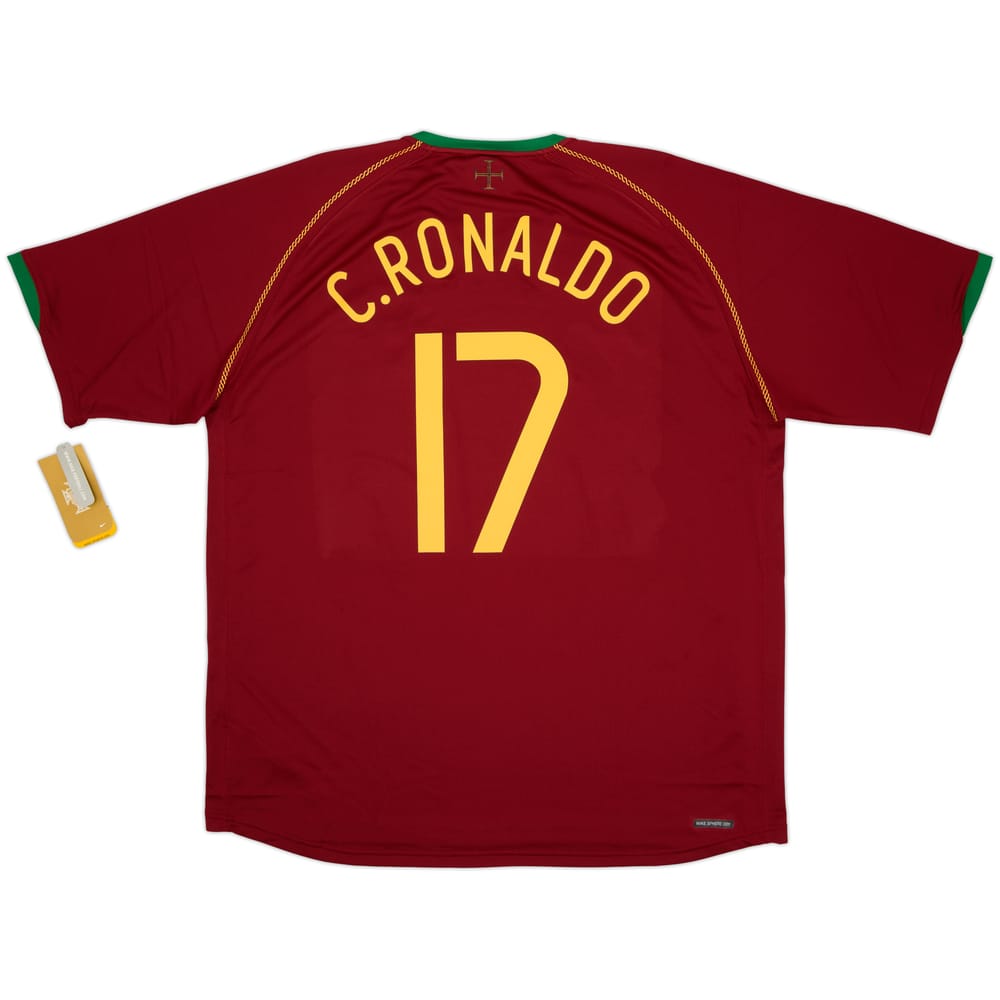 2006-08 Portugal Home Shirt C.Ronaldo #17 (XXL)