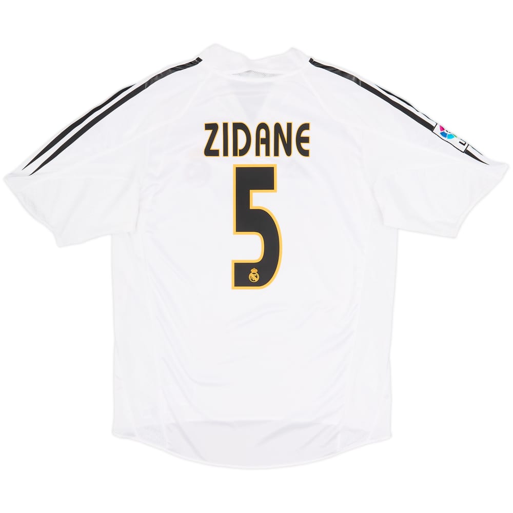 2004-05 Real Madrid Camiseta de local Zidane #5 - 8/10 - (M)
