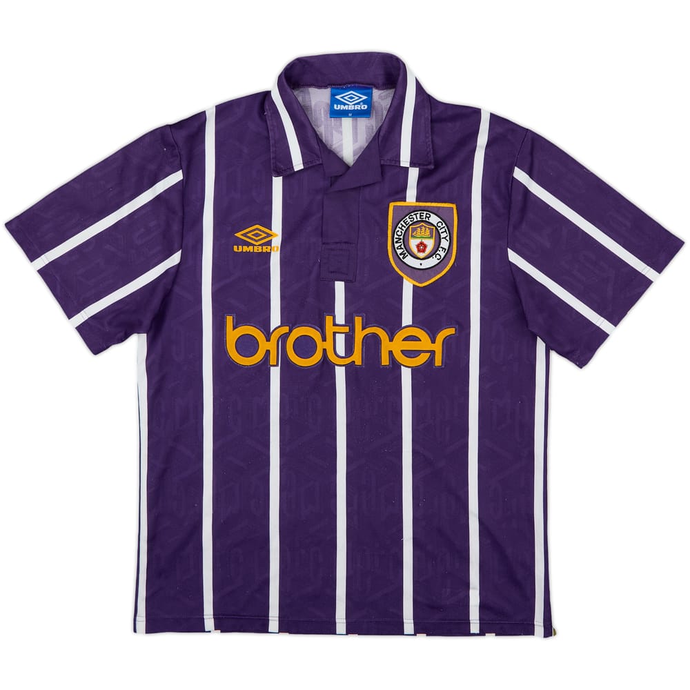 1992-94 Manchester City Away Shirt - 8/10 - (M)