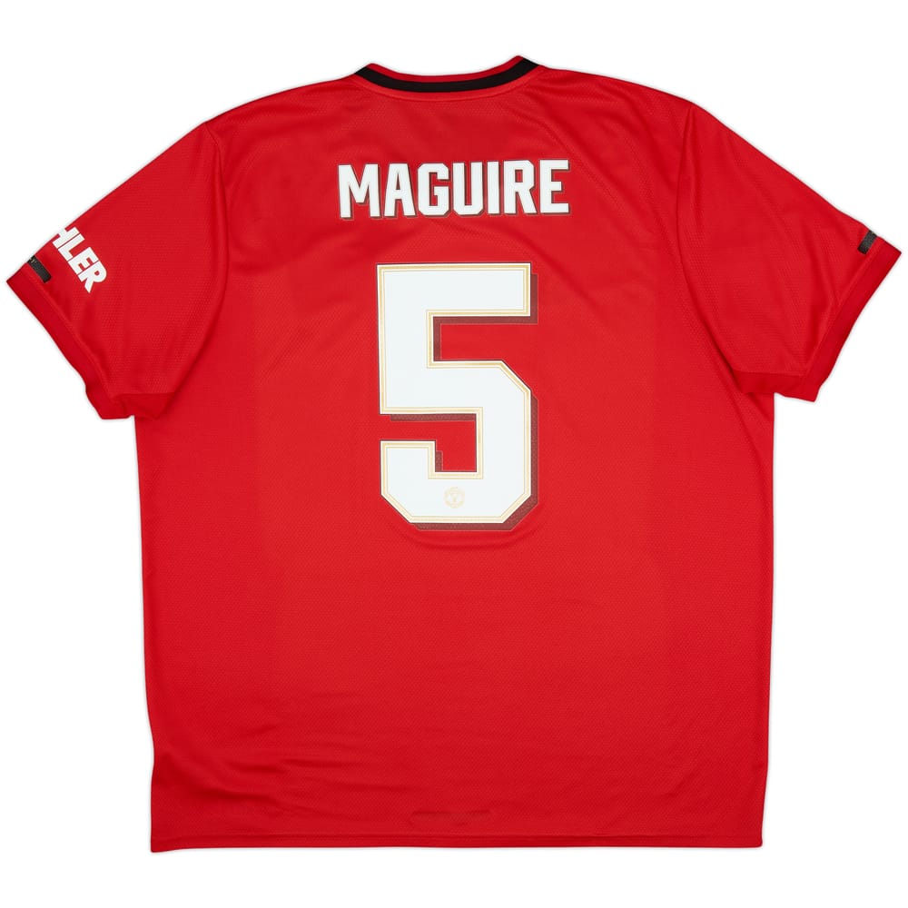 2019-20 Manchester United Home Shirt Maguire #5 - 6/10 - (XXL)
