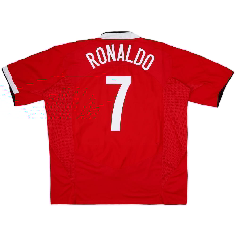 Camiseta de local del Manchester United 2004-06 Ronaldo #7 - 10/10 - (3XL)