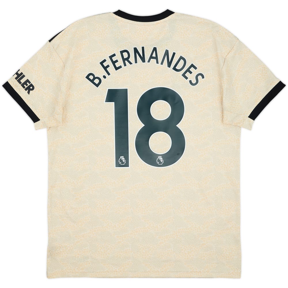 2019-20 Manchester United Away Shirt B.Fernandes #18 - 10/10 - (L)