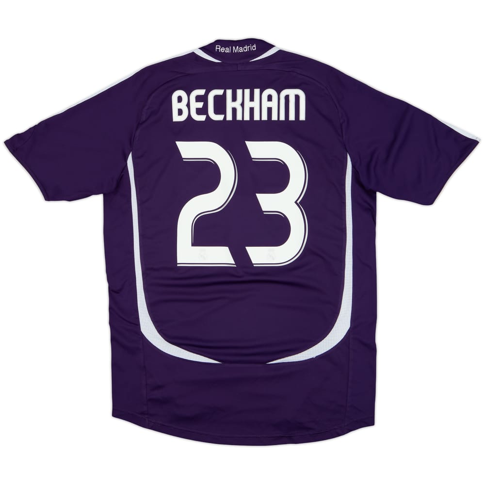 2006-07 Real Madrid Third Shirt Beckham #23 - 8/10 - (M)