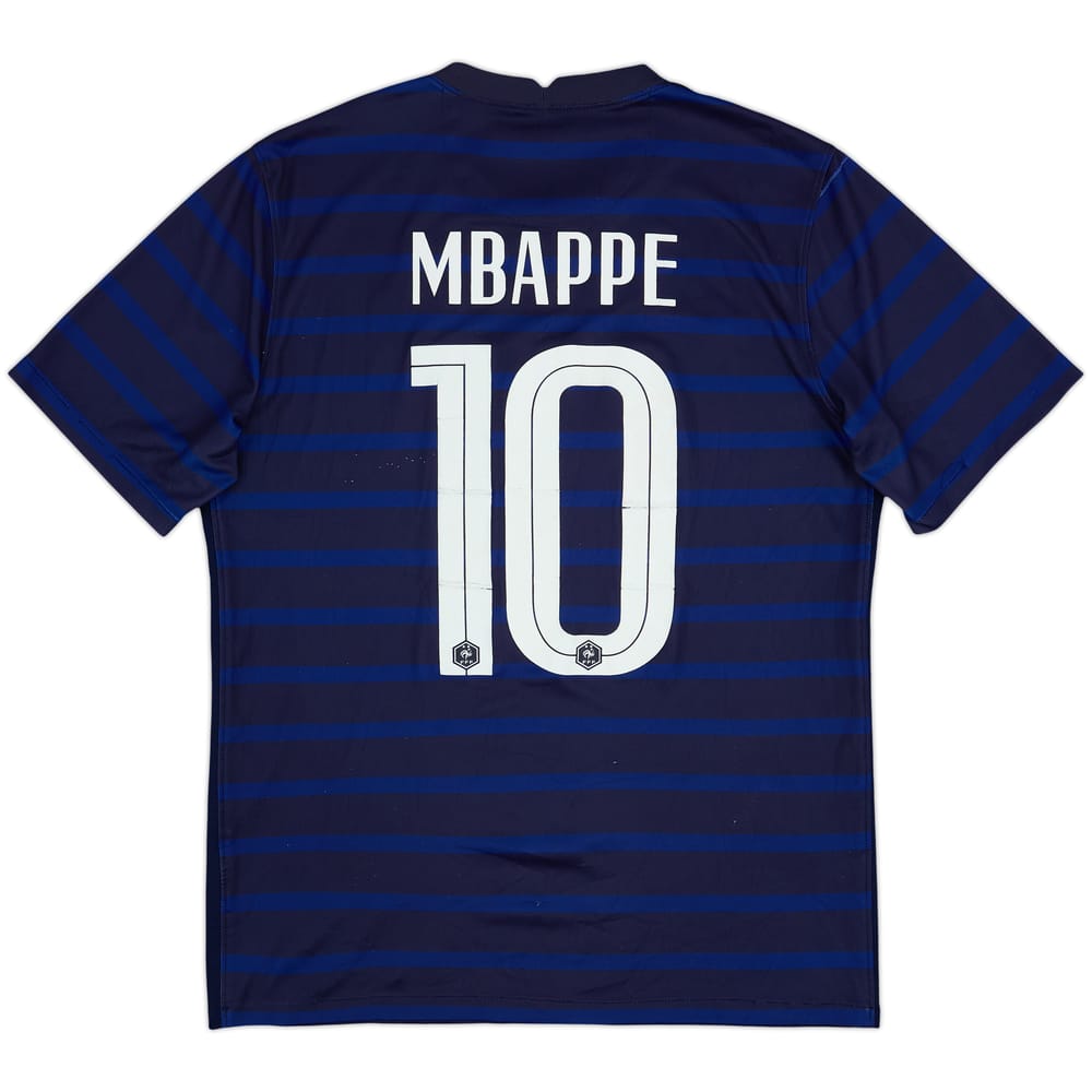 Camiseta de local de Francia 2020-21 Mbappe #10 - 5/10 - (M)