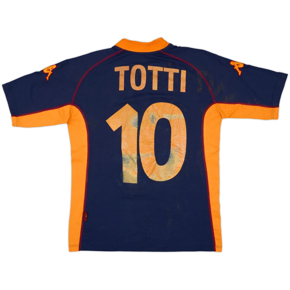 2001-02 Roma Third Shirt Totti #10 - 4/10 - (M)