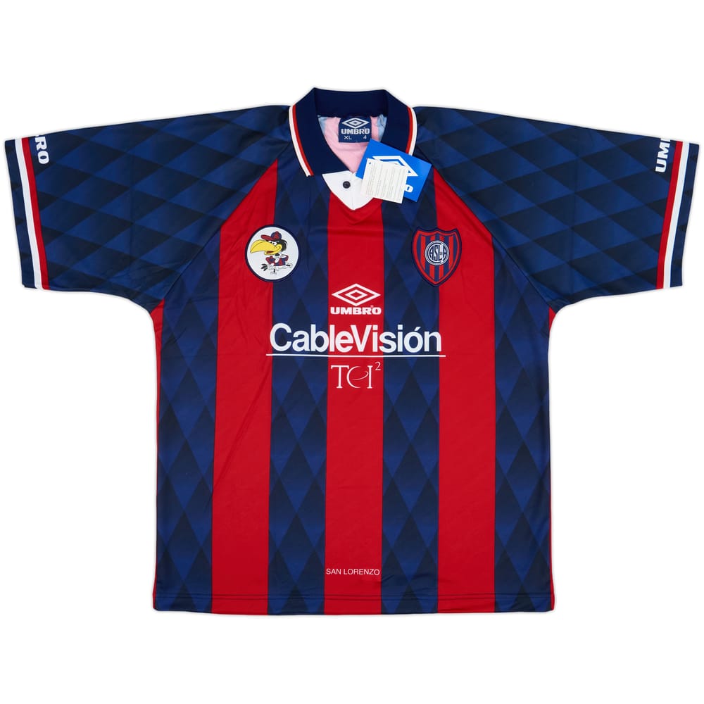 Camiseta de local de San Lorenzo 1997-98 (XL)