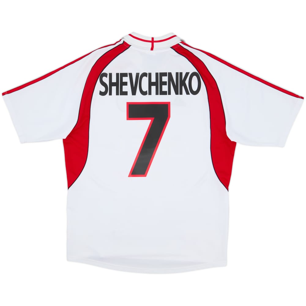 2000-02 AC Milan Camiseta Visitante Shevchenko #7 - 7/10 - (L)