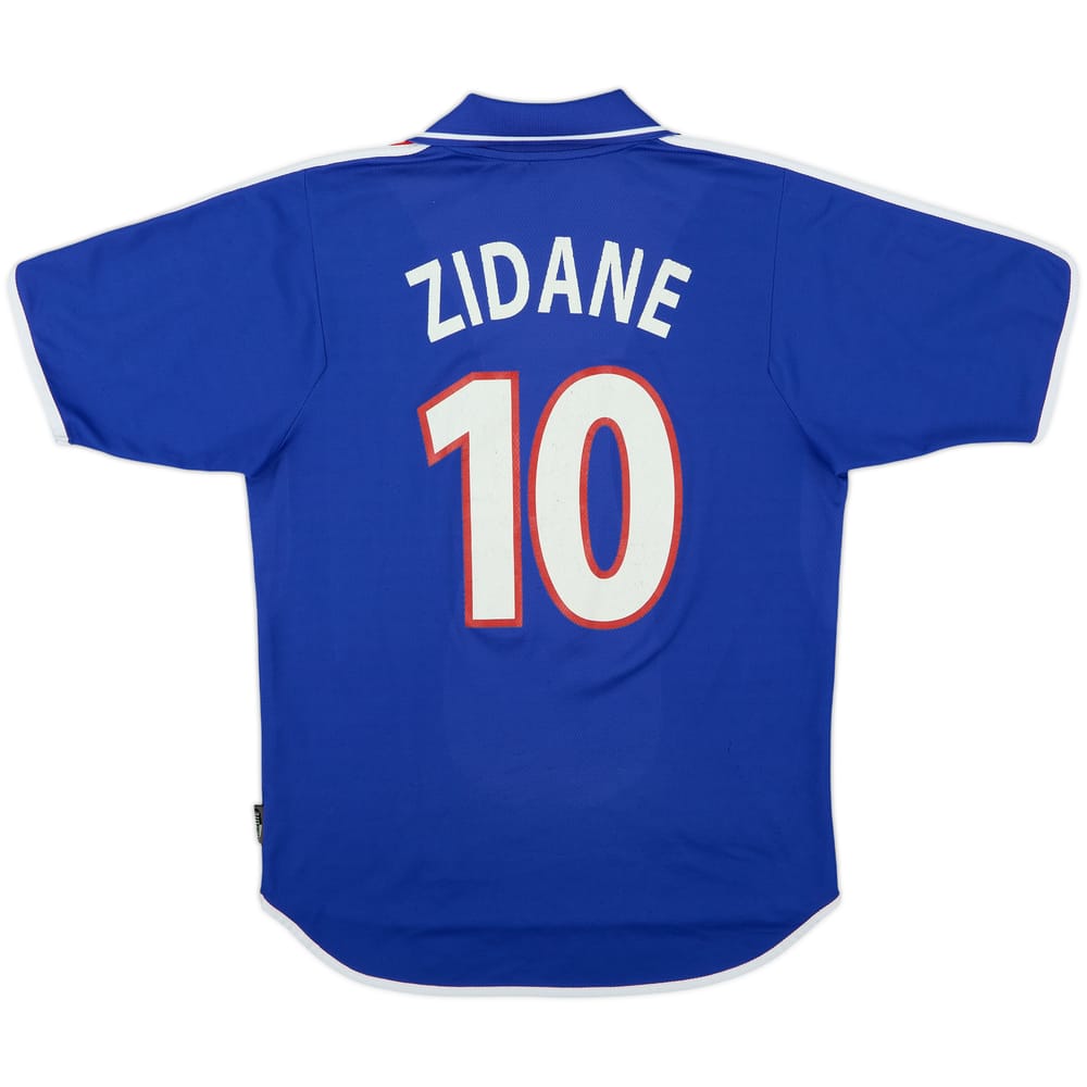 2000-02 France Camiseta Local Zidane #10 - 6/10 - (S)