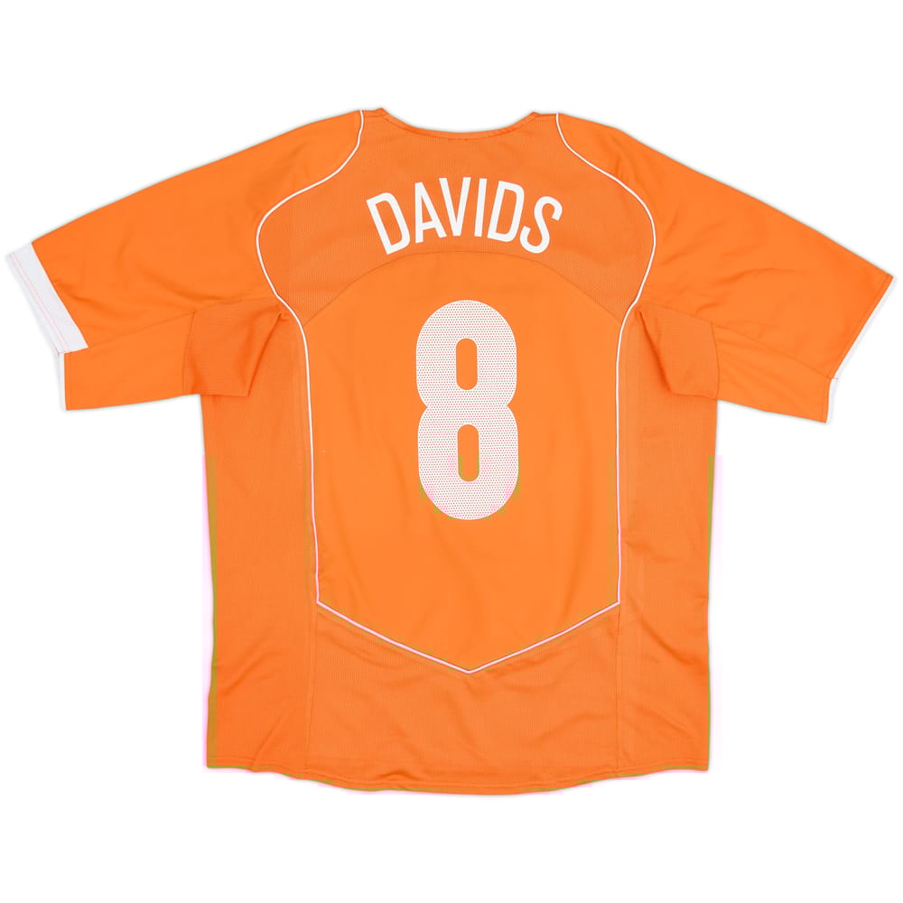 2004-06 Netherlands Home Shirt Davids #8 - 8/10 - (XL)