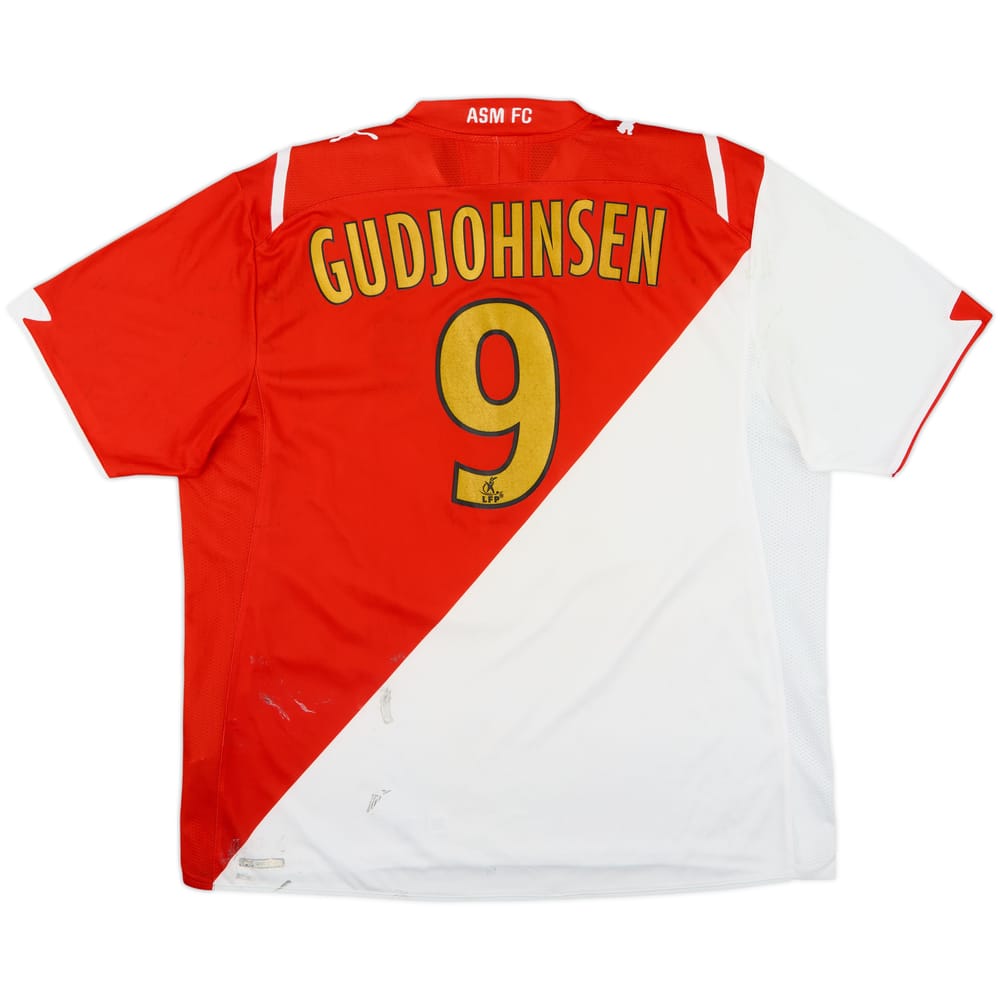 Camiseta de local del Monaco 2009-10 Gudjohnsen #9 - 5/10 - (XXL)