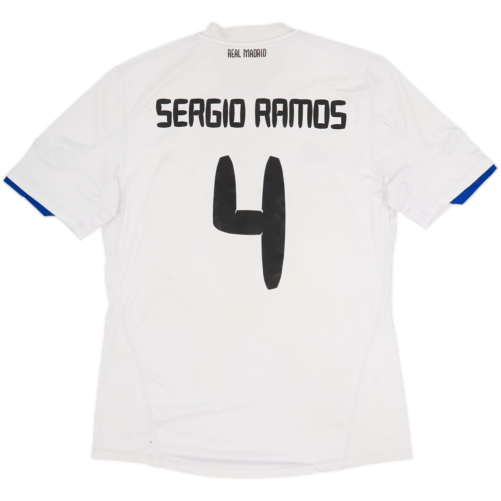 2010-11 Real Madrid Home Shirt Sergio Ramos #4 - 5/10 - (L)