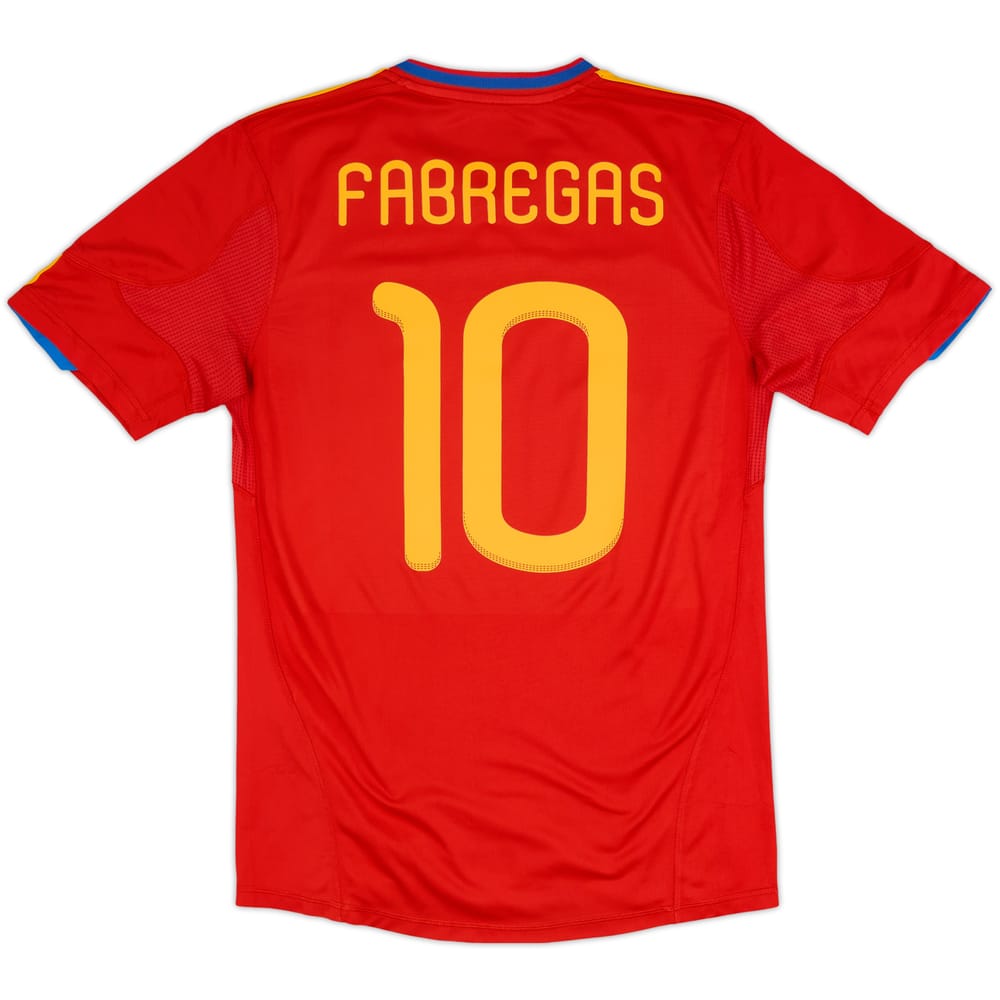 2009-10 Spain Home Shirt Fabregas #10 - 6/10 - (M)