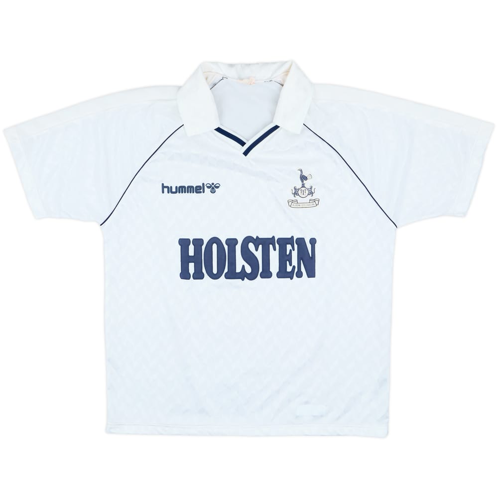 1987-89 Tottenham Home Shirt - 8/10 - (XL)
