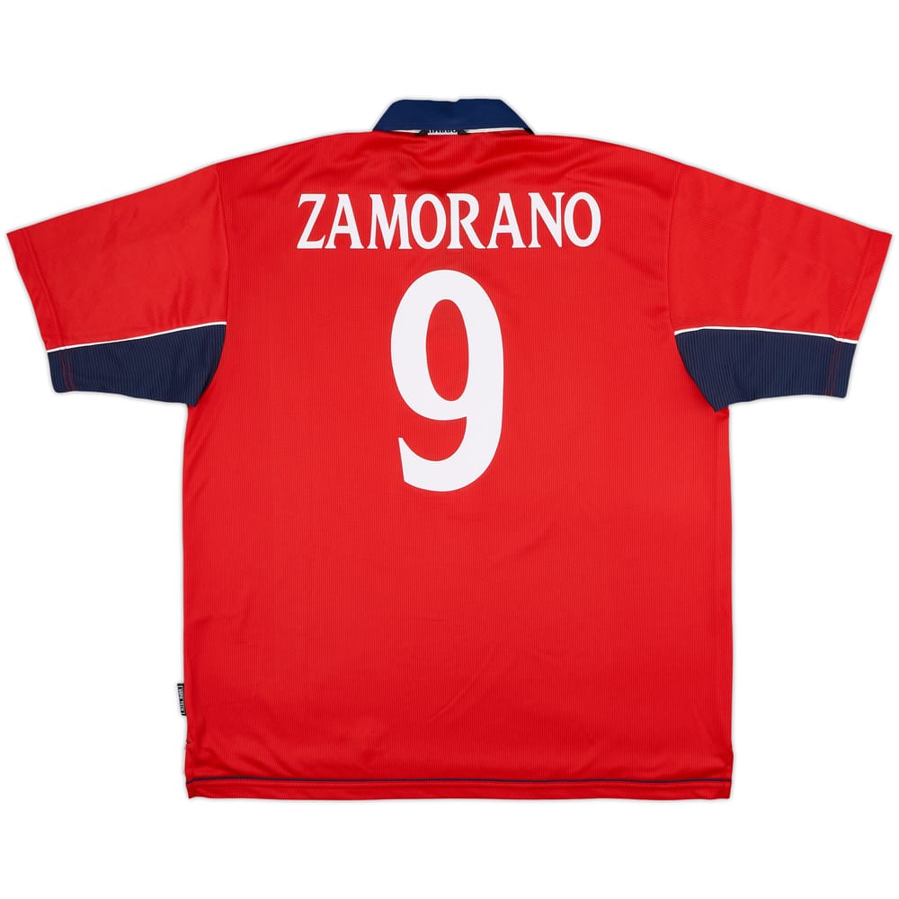 2000-01 Chile Home Shirt Zamorano #9 - 9/10 - (XL)
