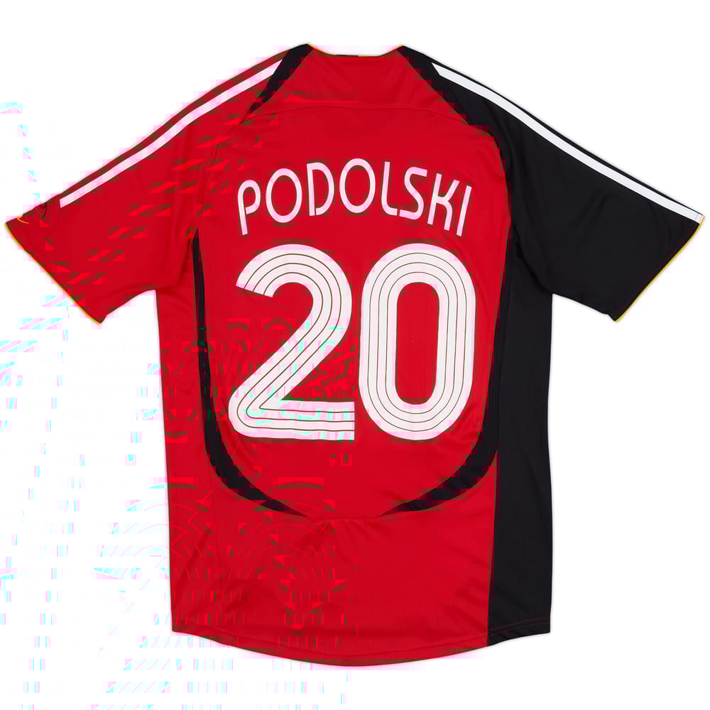 2005-07 Germany Away Shirt Podolski #20 - 6/10 - (S)