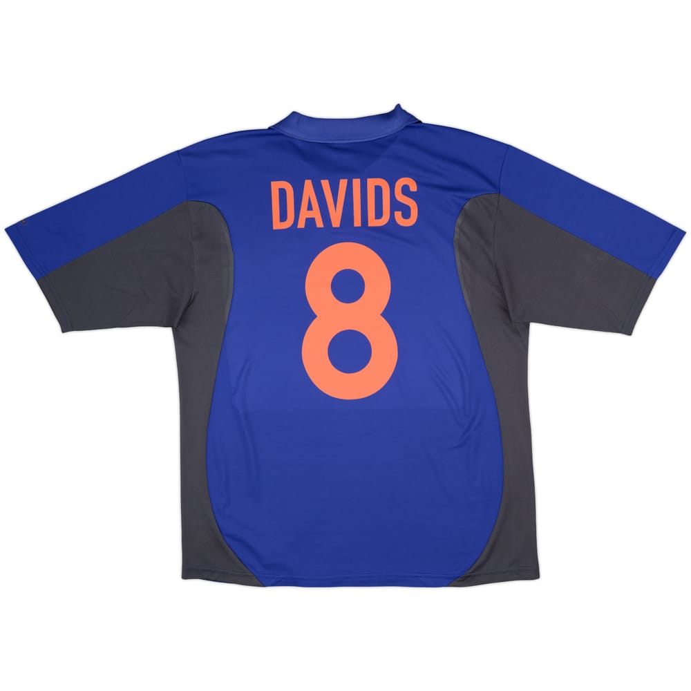 2000-02 Netherlands Away Shirt Davids #8 - 6/10 - (L)
