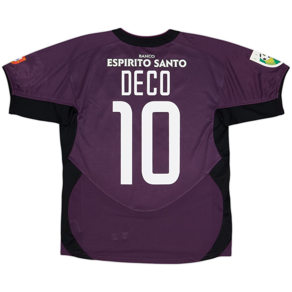 Camiseta de visitante del Porto 2003-04 Deco #10 - 7/10 - (Niños XL)